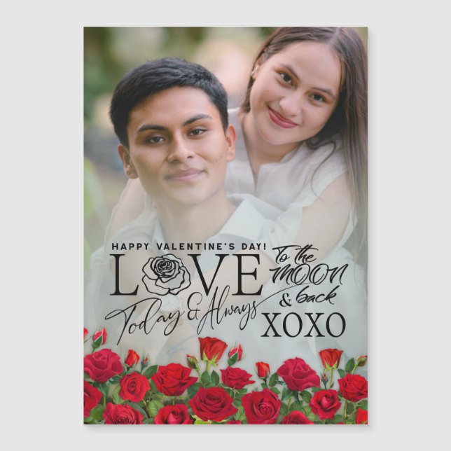 Photo mignonne et romantique pour la Saint-Valenti (Devant)