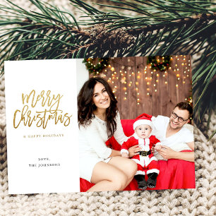 Photo minimaliste avec étincelle dorée Joyeux Noël