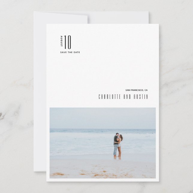 Photo minimaliste moderne (Devant)