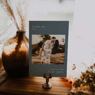 Photo minimaliste moderne   Carte de numéro de tab