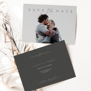 Photo minimaliste moderne Dusty Grey Enregistrer l