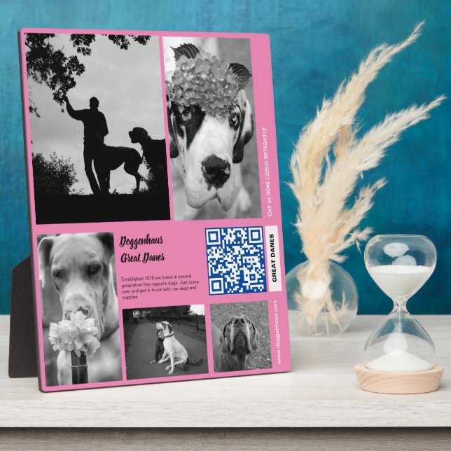 Photo Modèle de plaque pour chiots à vendre (Côté)