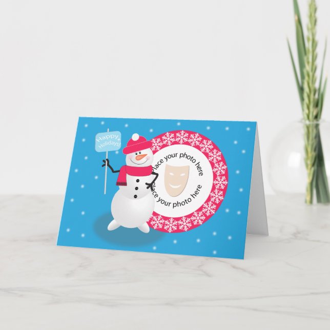Photo modèle Happy Holidays Snowman (Devant)