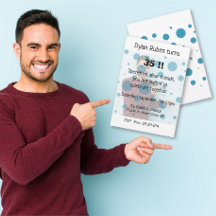 Photo moderne & Babbling Invitation carte d'annive