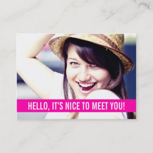 Photo moderne Cartes de visite personnels