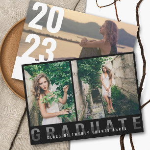 Photo moderne Collage Faire-part de graduation Noi