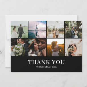 Photo moderne Collage Mariage Merci