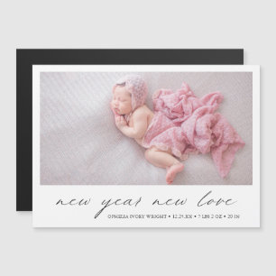 Photo moderne Cute Faire-part de naissance de vaca