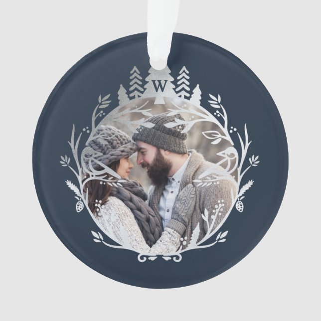 Photo moderne de guirlande de branche d'oiseau (devant)