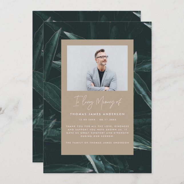 Photo moderne élégante de la peine de compassion (Devant / Derrière)