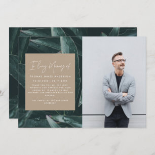 Photo moderne élégante de souvenir de chagrin