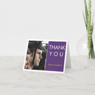 Photo moderne en bloc Merci gris violet blanc