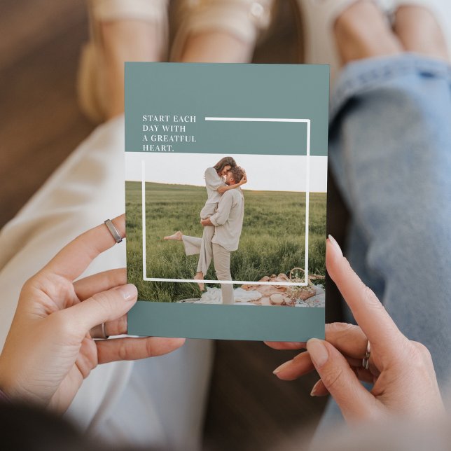 Photo moderne Green Famille Jolie Cadeau (Créateur téléchargé)