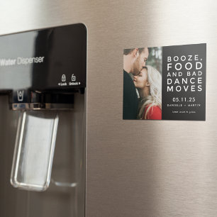 Photo moderne Mariage amusant Enregistrer la date