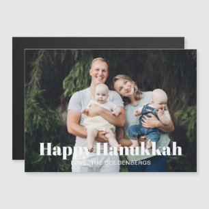 Photo moderne photo texte personnalisé carte Hanou