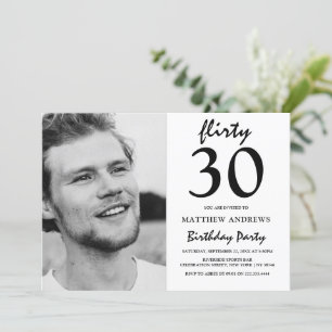 Photo moderne Tout âge Invitation d'anniversai