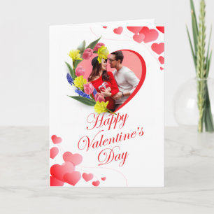 Photo modifiable Carte Saint-Valentin