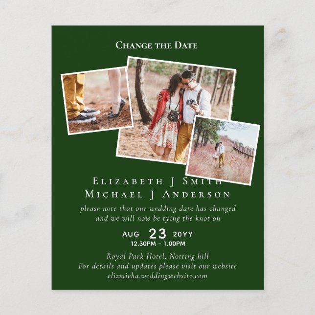 PHOTO Modifier la date Plans reporter N'IMPORTE QU (Devant)