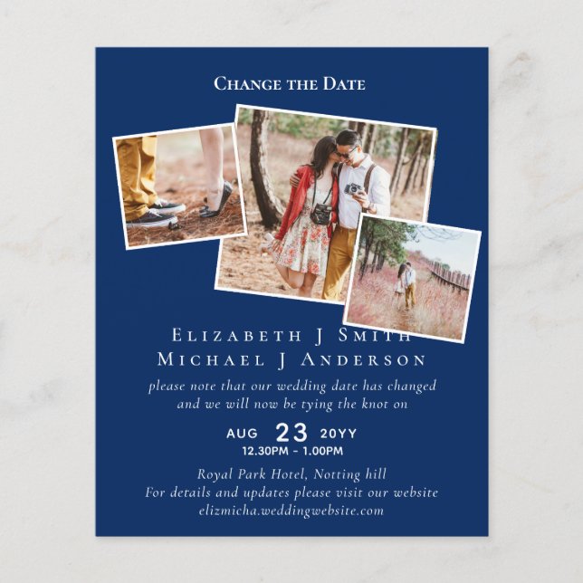 PHOTO Modifier la date Plans reporter N'IMPORTE QU (Devant)