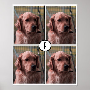 Photo Monogramme Ajouter vos propres images Poster