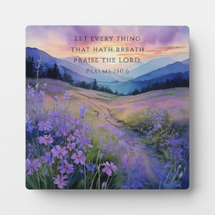 Photo Montagne Sunset Christian Plaque