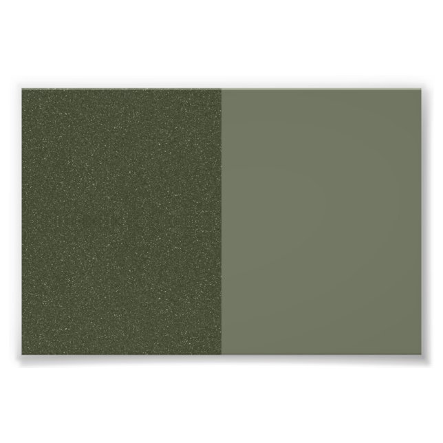 Photo Moss Green Poster Modèle - Personnalisable (Devant)