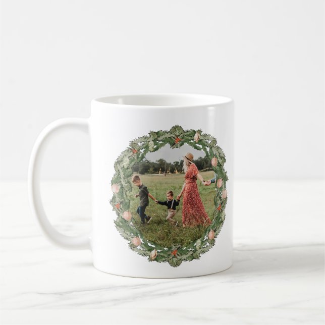 Photo Mug de Noël Botanique et Flore (Gauche)