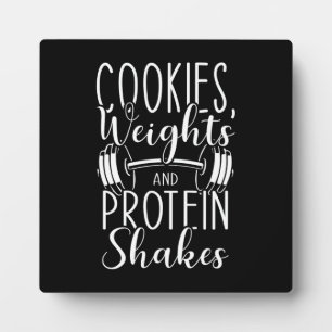 Photo Muscle Shakes & Funny Gym Plaque