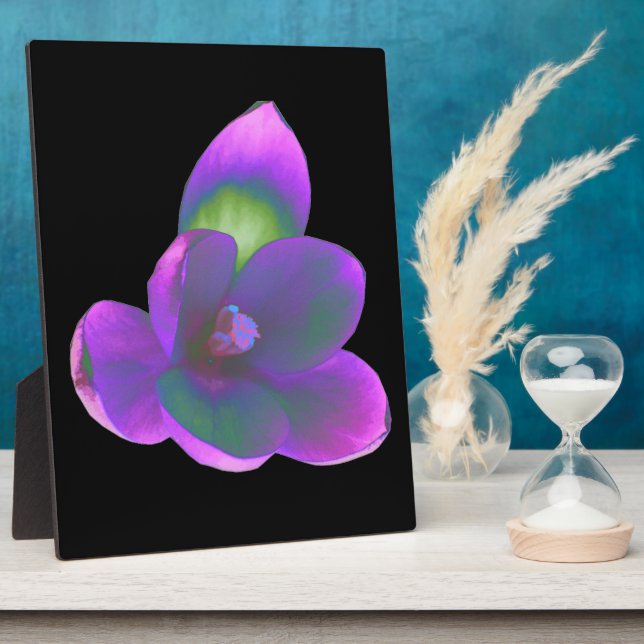 Photo Mystic Beauté Crocus Flower Plaque (Côté)