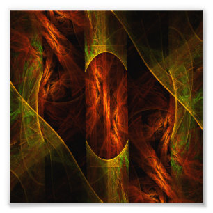 Photo Mystique Jungle Art Abstrait