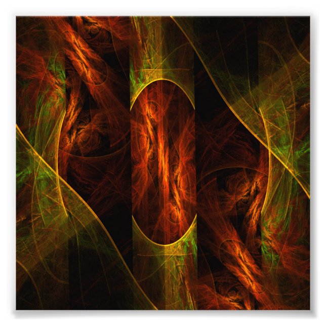 Photo Mystique Jungle Art Abstrait (Devant)