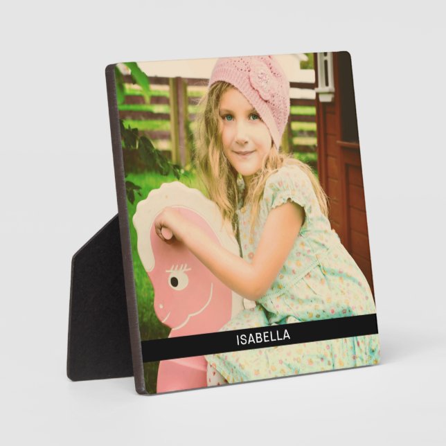 Photo & Name Plaque With Stand Template (Recto)