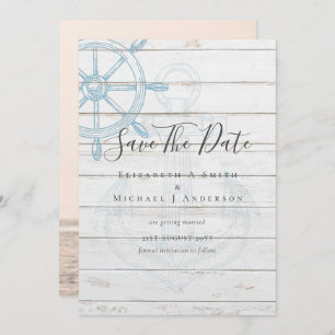 PHOTO Nautique Enregistrer Dates Moderne Ocean Bea