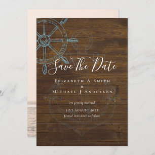 PHOTO Nautique Enregistrer Dates Moderne Ocean Bea