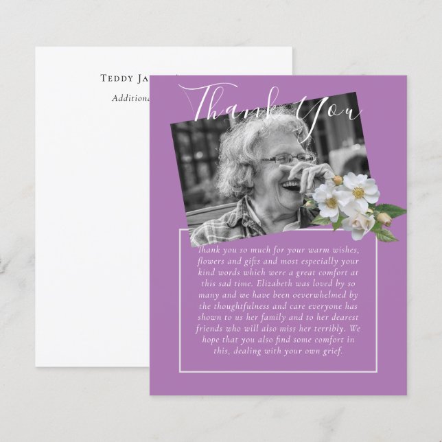 PHOTO nécrologique du mémorial du Merci BUDGET (Devant / Derrière)