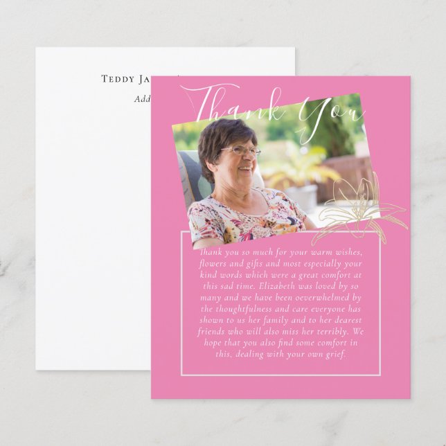 PHOTO nécrologique du mémorial du Merci BUDGET (Devant / Derrière)