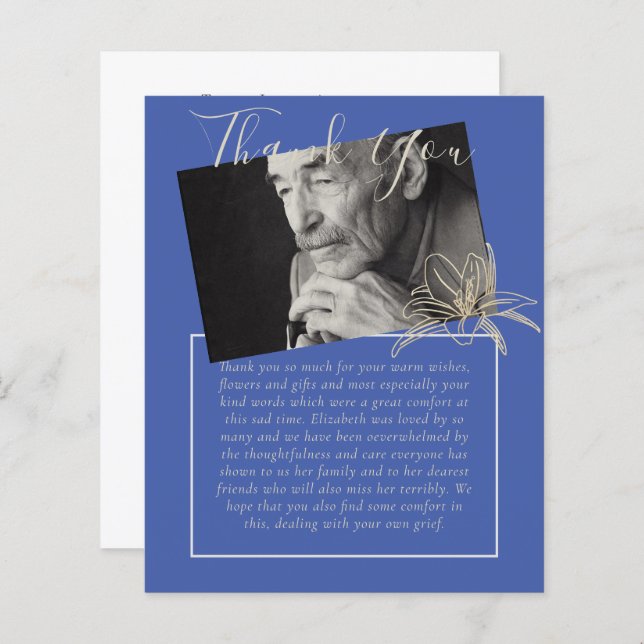 PHOTO nécrologique du mémorial du Merci BUDGET (Devant / Derrière)