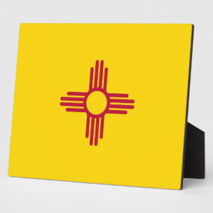 Photo New Mexico State Flag Plaque
