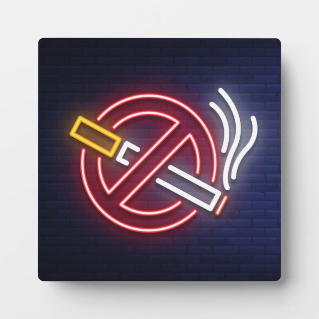 Photo NO SMOKING Plaque (Devant)