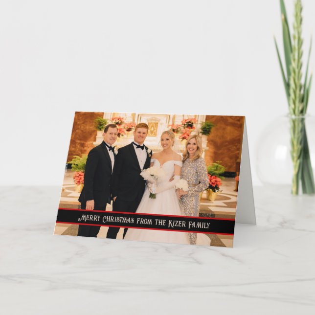 Photo Noël Carte d'Inspirété Moderne (Devant)