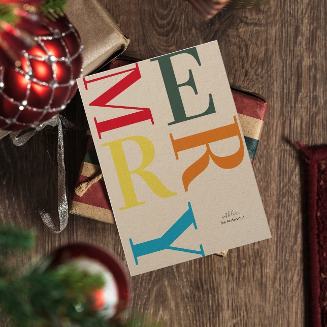 Photo Noël Et Joyeux Coloré (Créateur téléchargé)