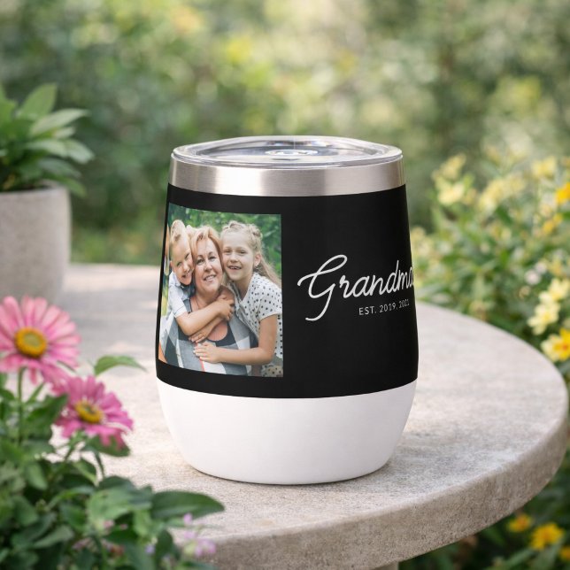 Photo noir de script établi de grand-mère (Créateur téléchargé)