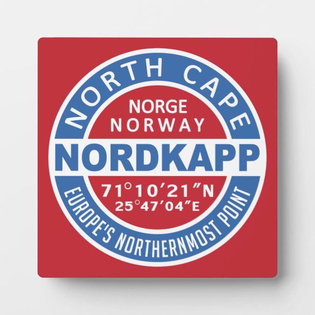 Photo NORDKAPP plaque (Devant)