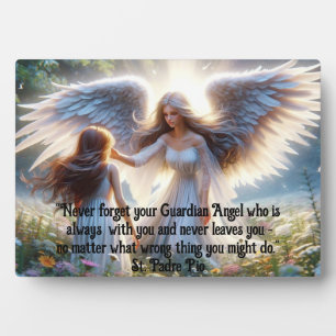 Photo N'oubliez jamais votre plaque Angel Guardian