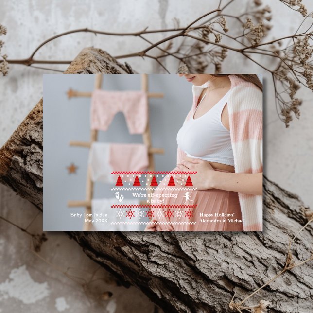 Photo Nous attendons une Faire-part de grossesse (Créateur téléchargé)