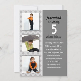 Photo numérique moderne Invitation d'anniversaire