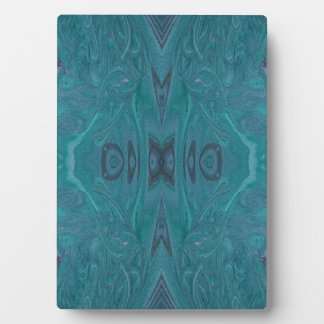 Photo Ocean Acrylic Pour Painting Plaque