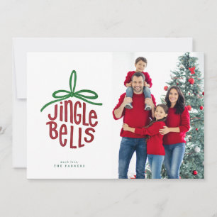 Photo ornementale Jingle Bells peinte à la main