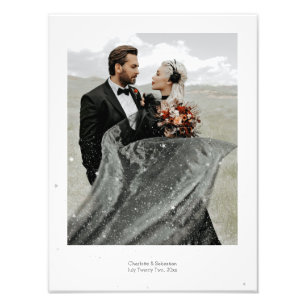 Photo Overlay Argent Stars Personnalisé