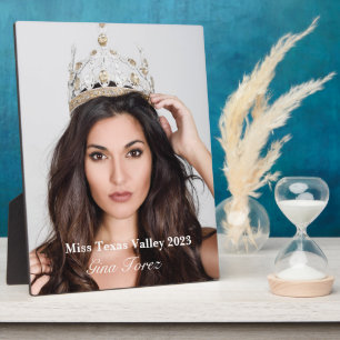 Photo Pageant Queen Plaque